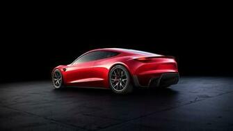 Rear Tesla Roadster Wallpaper Wallpaperpit