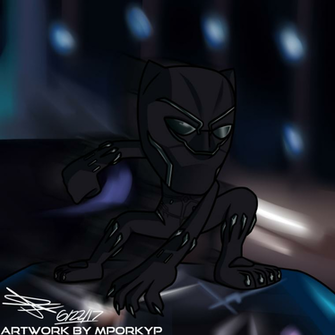 King Of Wakanda By Mporkyp