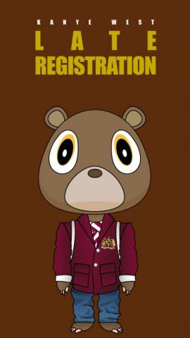 Kanye West Late Registration Phone Wallpaper R