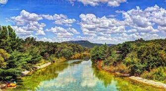Wallpaper Sabinal River Texas Landscape Desktop