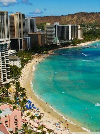 Waikiki Beach 4k HD Desktop Wallpaper For Ultra Tv Dual