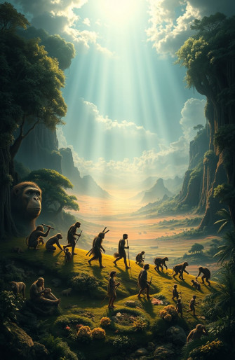 Human Evolution Wallpaper