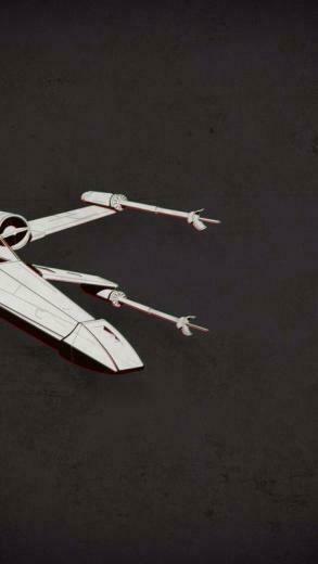 Star Wars X Wing Fighter iPhone Wallpaper