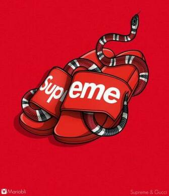 Laptob Supreme Gucci Wallpaper Top