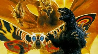 Godzilla Image Mothra And King Ghidorah Wallpaper