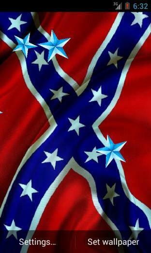 Rebel Flag Live Wallpaper Screenshot