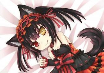 Greenteaneko Ribbons Tagme Tail Tokisaki Kurumi Wallpaper Background