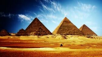 Egypt Pyramids HDr HD Wallpaper