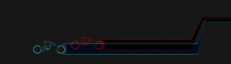 Tron Cycles Redux Dual Screen I