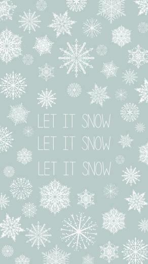 Snow iPhone Wallpaper Let It