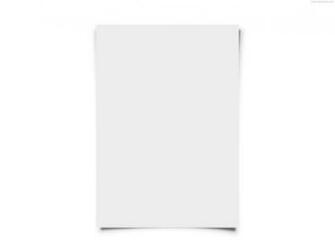 Blank White Paper Psdgraphics