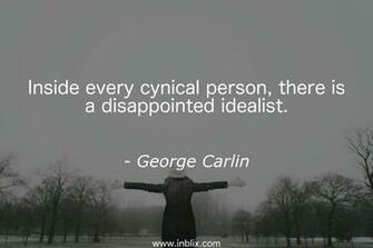 Inside Every Cynical Person T By George Carlin Inblix