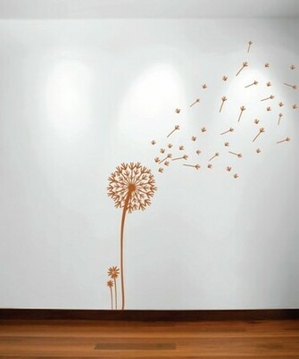 Blowing Dandelion Wallpaper Wall