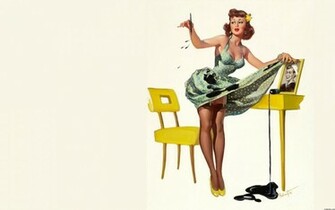 Pin Up Girls Wallpaper For Dekstop