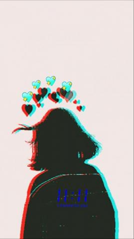 iPhone Wallpaper Cute Emoji Glitch