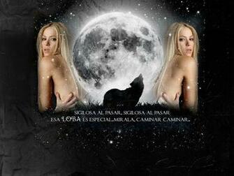 Una Diosa Licantropa Shakira Wallpaper