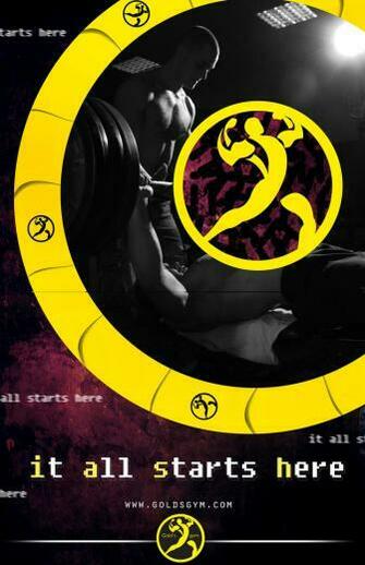 Poster Golds Gym By Bilalstunning