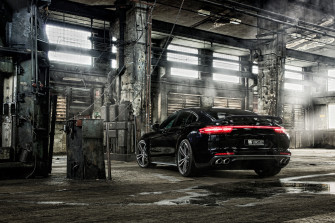 Porsche Panamera In An Abandoned Factory