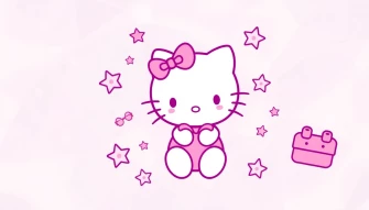 Purple Hello Kitty Wallpaper