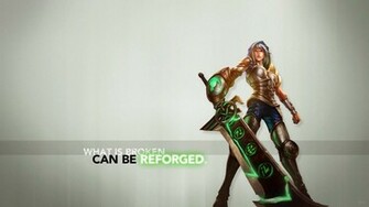 Riven League Of Legends Wallpaper Desktop