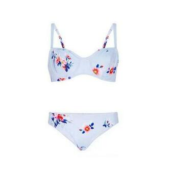Cynthia Rowley Floral Underwire Bikini Top
