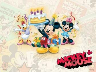 Mickey Mouse BirtHDay Wallpaper HD In Cartoons