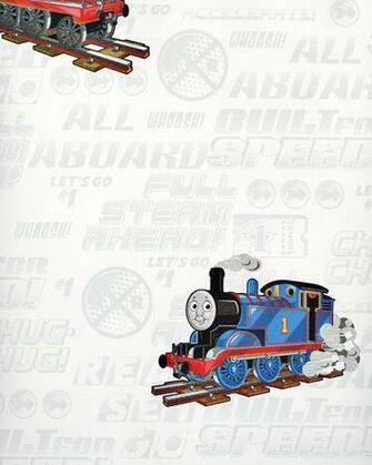 White Thomas And Friends Wallpaper Kids Wall Decor Store