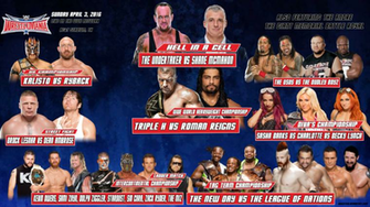 Wwe Wrestlemania Match Card Wallpaper By Brightrai