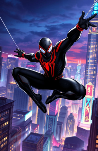Black Spiderman Wallpaper