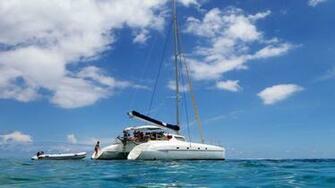 Archipels Catamaran Bora Sailboat Wallpaper Desktop