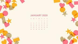January Confetti Calendar Wallpaper Sarah Hearts