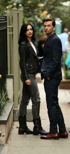 Aka Jessica Jones Image Krysten And David Season Bts