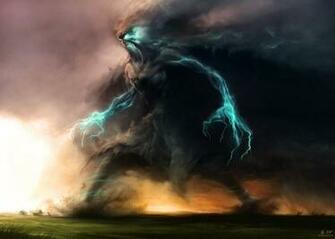 Tornado Demon Cool Wallpaper