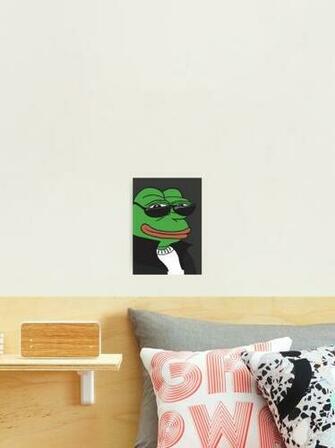 Pepethefrog Rare Smug Thug Life Leather Jacket Dark