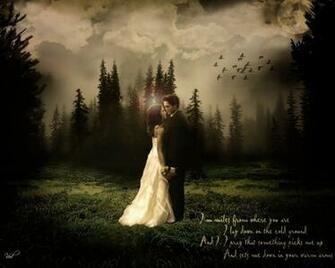 Bella Edward Wedding Swan Wallpaper