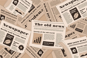 Vintage Newspaper Wallpaper