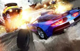 Wallpaper Game Dangerous Driving Three Fields
