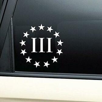 Vinyl Decal Sticker 2nd Amendment Molon Labe