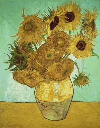 Gogh Vincent Van Sunflowers Wall Mural Photo Wallpaper