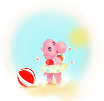 Welcome Summer Pink Yoshi Video By Kipichuu