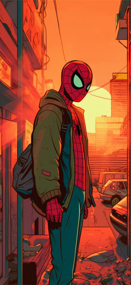 Spider Man Comics Wallpaper iPhone 4k