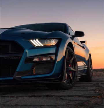 Ford Mustang Shelby Gt500 Headlight Wallpaper Newcarcars