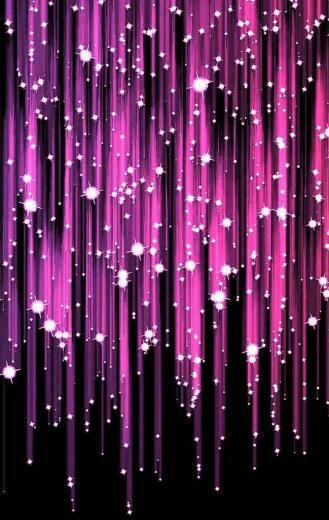 Pink Falling Stars iPhone Wallpaper