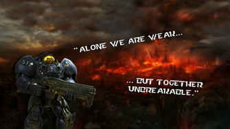 Terran Marine Wallpaper Starcraft