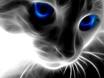 3d Abstract Animals Cat Wallpaper 1