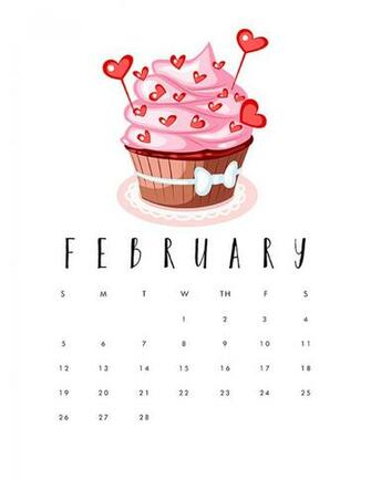 Printable Cupcake Calendar The Cottage Market