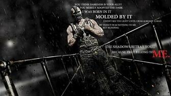 Darkness Bane Tom Hardy Batman The Dark Knight Rises Wallpaper