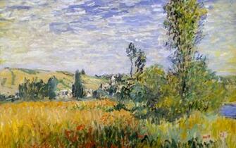 Cliffs Sailboats Claude Monet Cove Impressionism