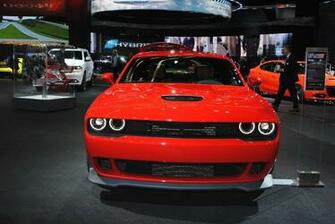 Auto Cars Detroit Show Dodge Challenger Srt Hellcat Wallpaper