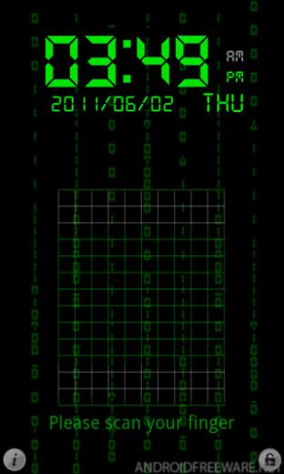 Fingerprint Screensaver For Android